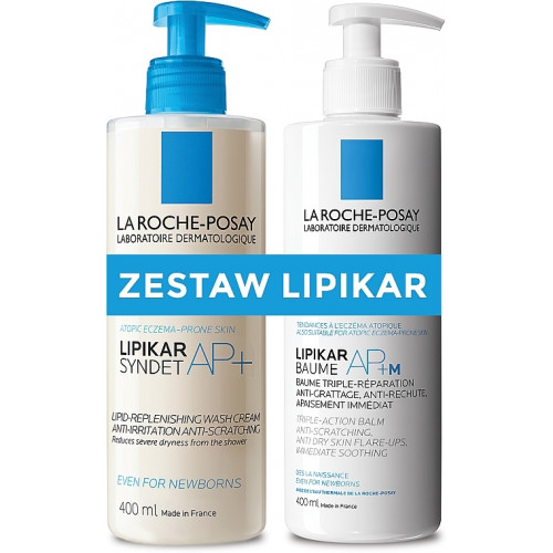 La Roche-Posay Lipikar (cr/400ml + balm/400ml)